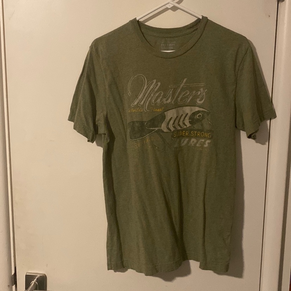 Green vintage fishing T-Shirt